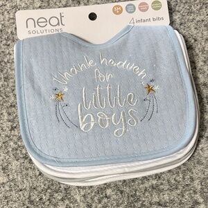 Blue Infant Bibs for Boys